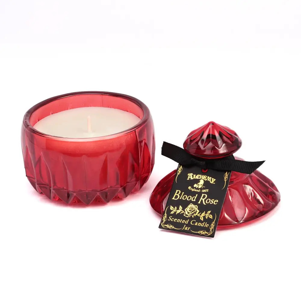 Alchemy - Vintage Geurkaars Pot - Bloedroos