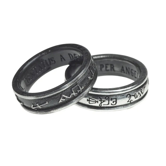 Alchemy - Black Demon & White Angel Ringen