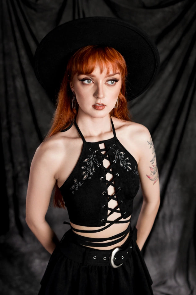 Acantha Halterneck Crop top