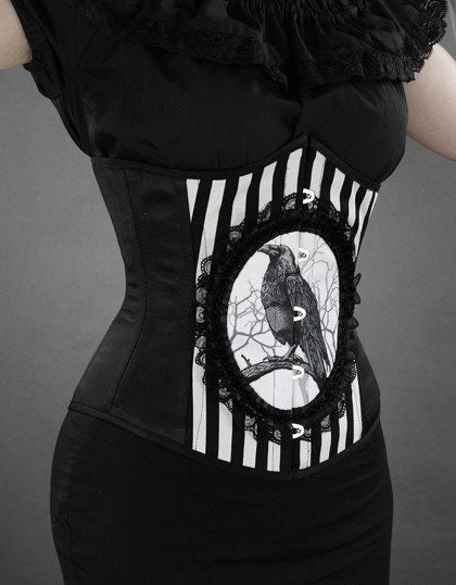 Fantasy Raven Underbust Corset