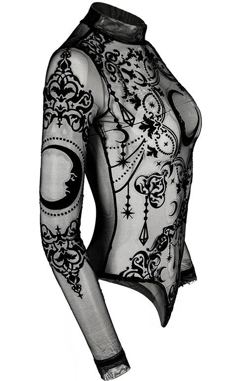 Crescent Mesh Bodysuit