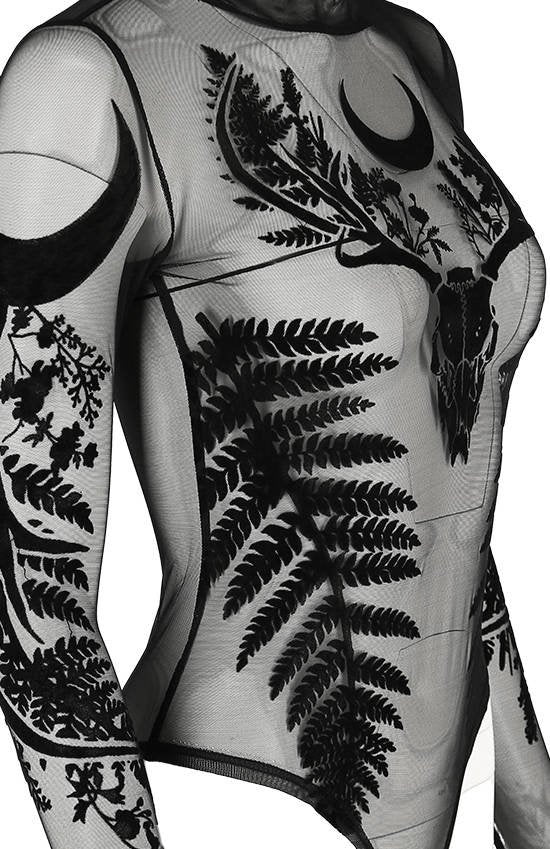 Fern Mesh Bodysuit