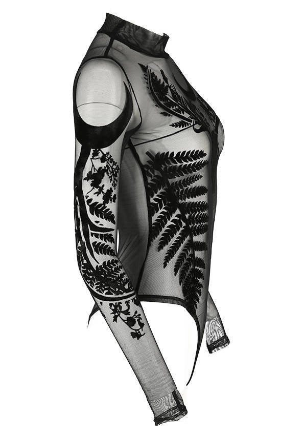 Fern Mesh Bodysuit