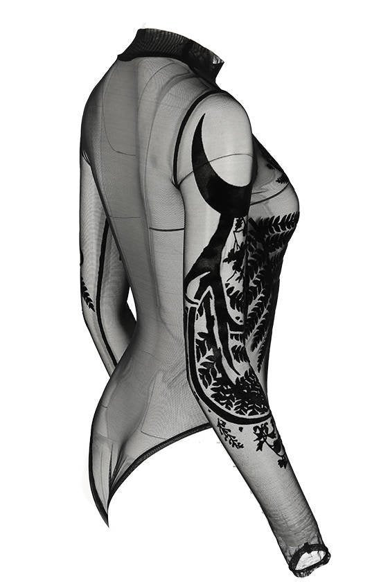 Fern Mesh Bodysuit