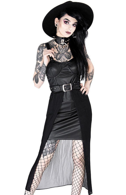 Night Mist Jurk (Met afneembare mantel) - 3XL