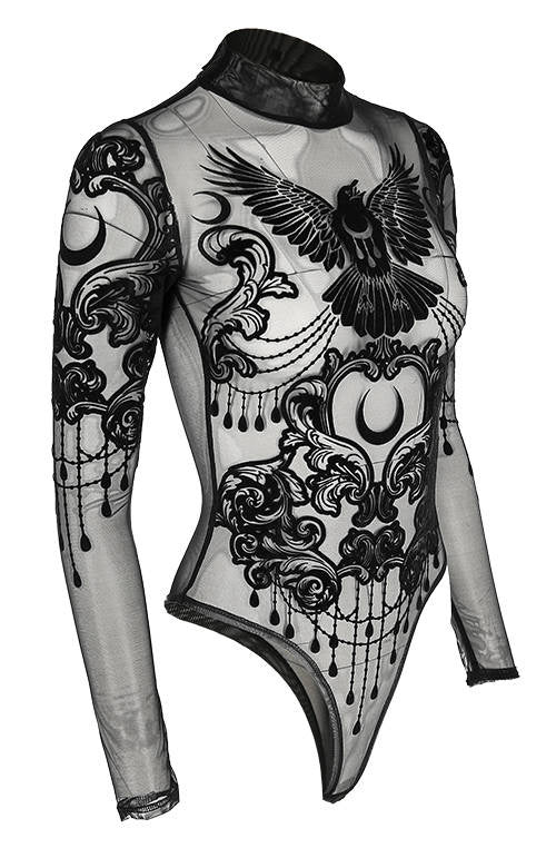 Raven Mesh Bodysuit