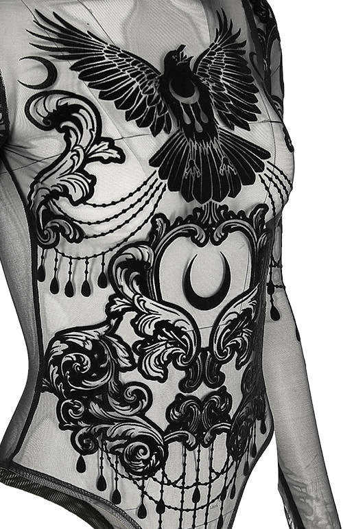 Raven Mesh Bodysuit