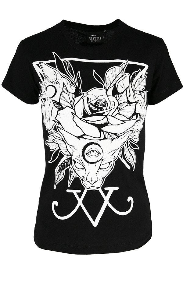 Threeheaded Cat T-shirt