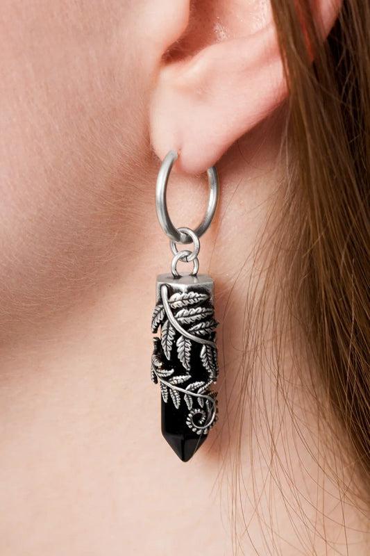 Crystal Fern Oorbellen