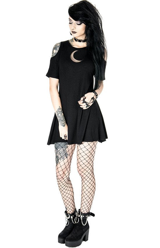 Mesh Moonn Crescent Jurk