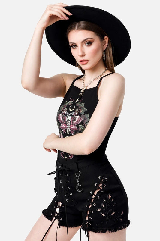 Dahlia Lace-Up Shorts