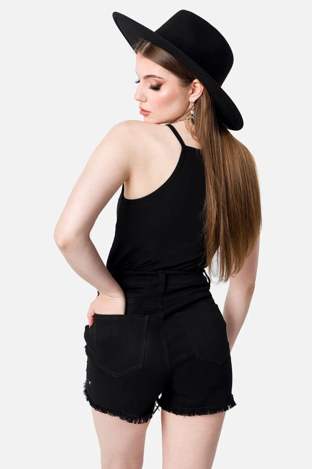 Dahlia Lace-Up Shorts