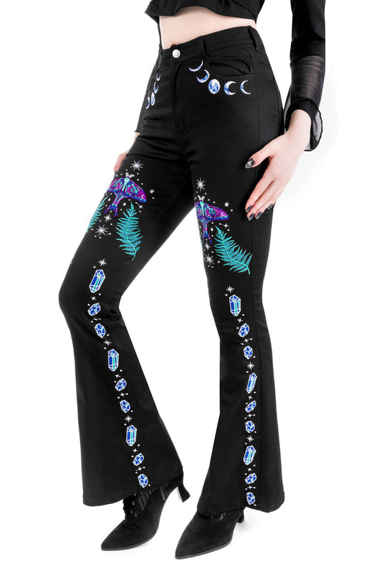 Enchanted Forest Bell bottom broek