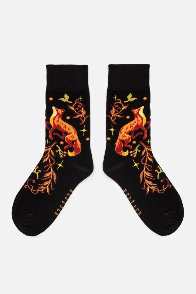 Foxes Jacquard Sokken