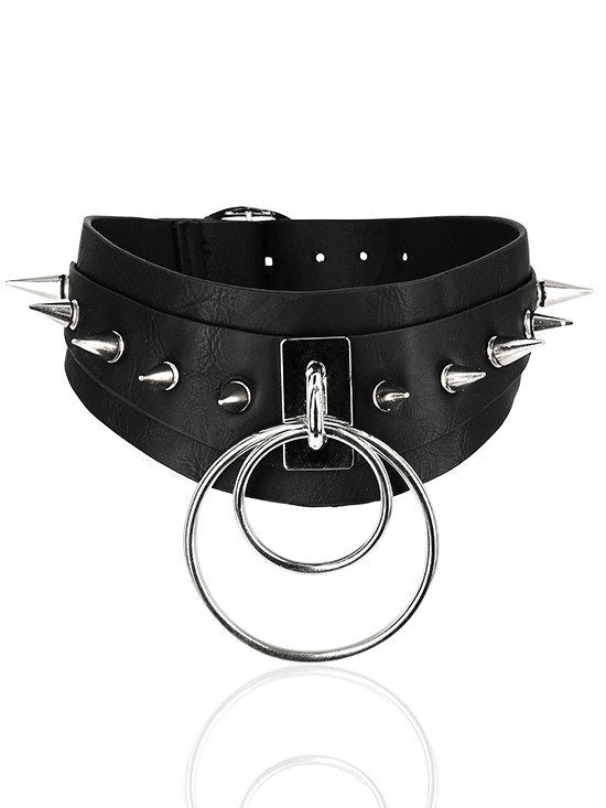 Double Spiked Choker