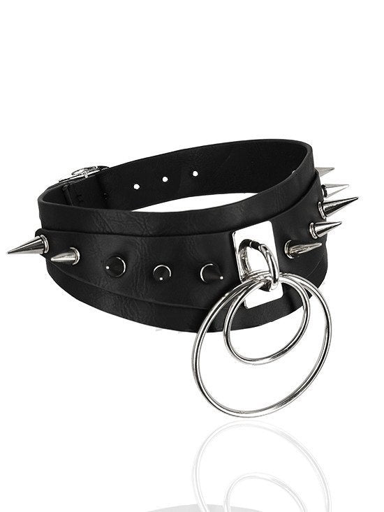 Double Spiked Choker