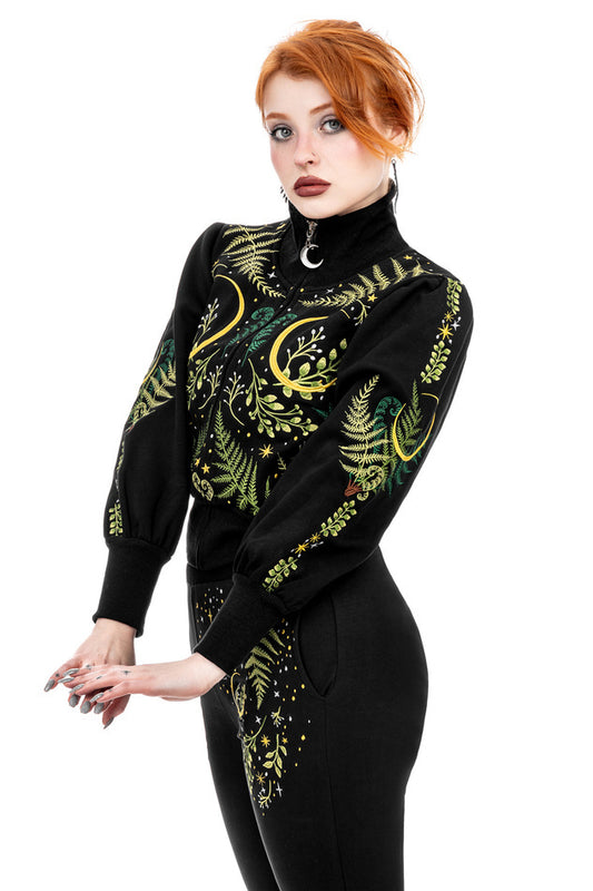 Herbal Cropped Sweatshirt