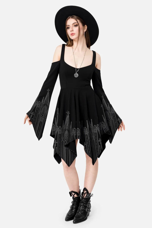 Infernal Chapel Mini Jurk