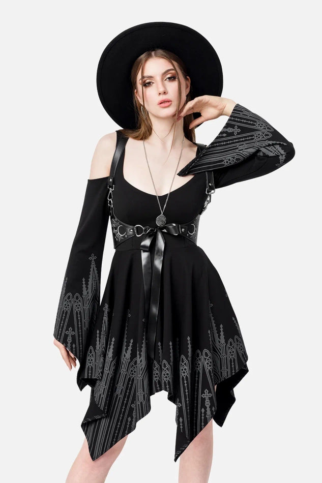 Infernal Chapel Mini Dress