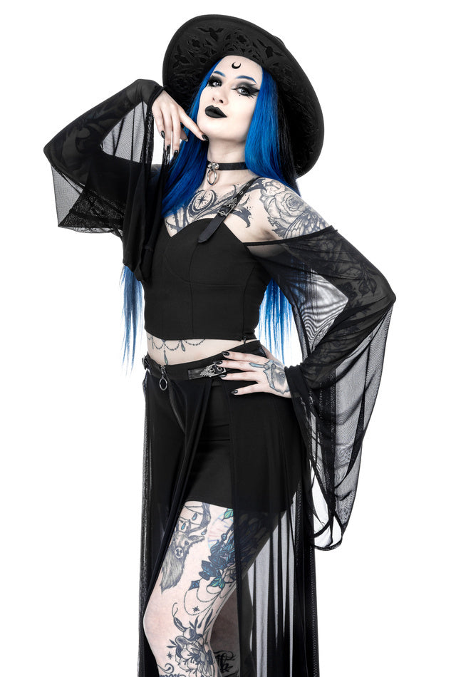 Midnight Veil Long Sleeve Top