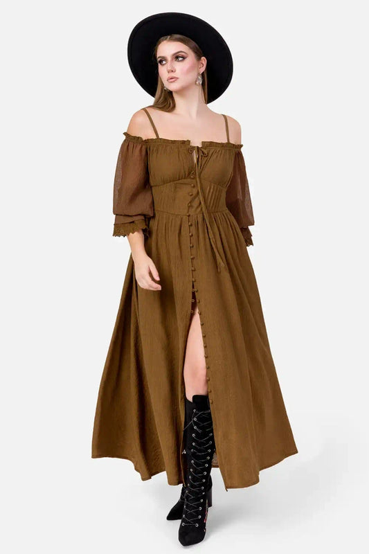 Night Calling Woodland Maxi Jurk