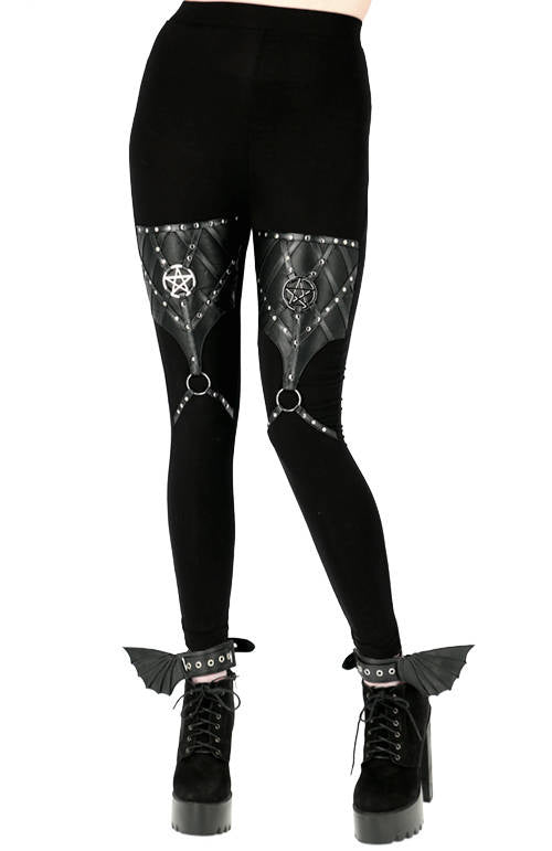 Pentagram Harness Leggings