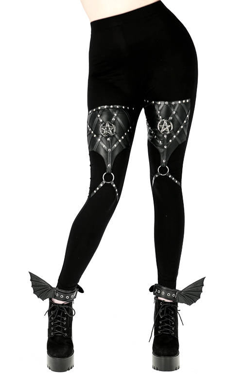 Pentagram Harness Leggings
