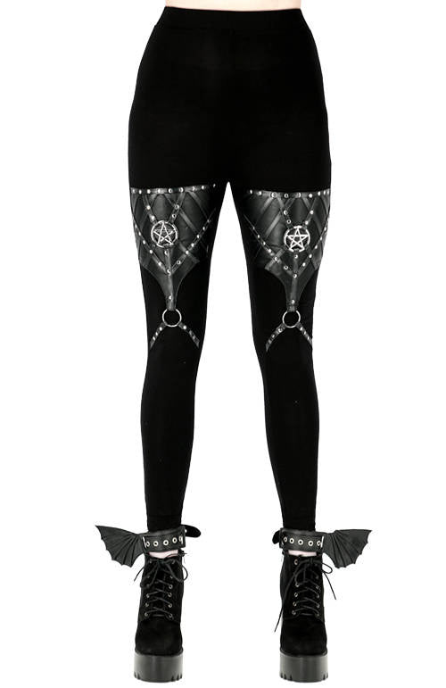 Pentagram Harness Leggings