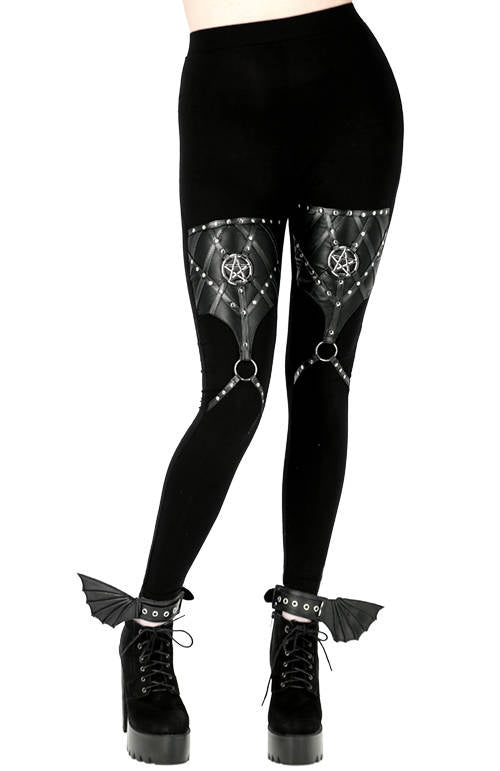 Pentagram Harness Leggings