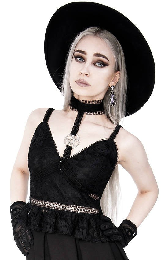 Pentagram Lace Top