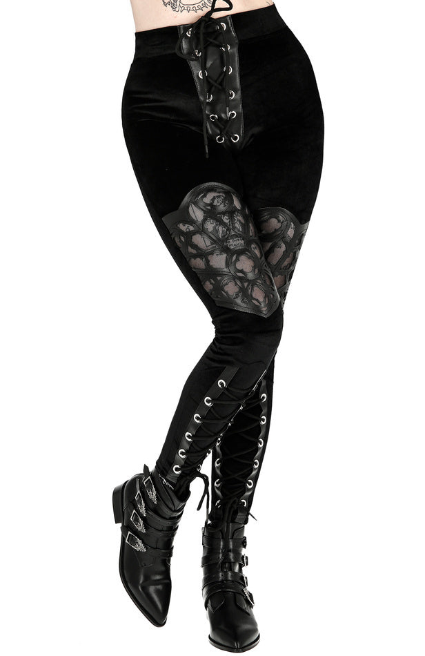 Rosarium Laser Cut Legging