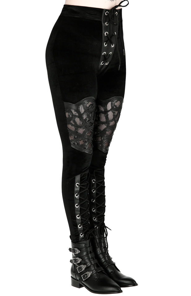 Rosarium Laser Cut Legging
