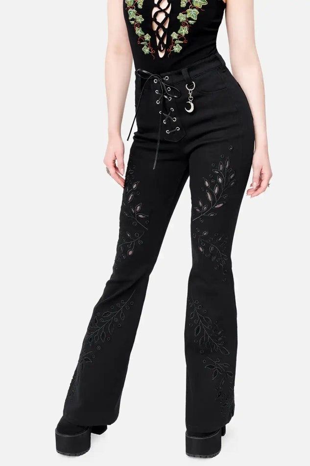 Twisted Fate Bellbottoms Broek
