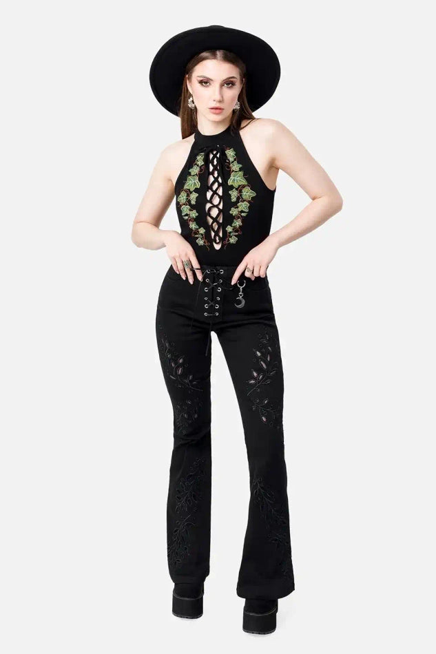 Twisted Fate Bellbottoms Broek