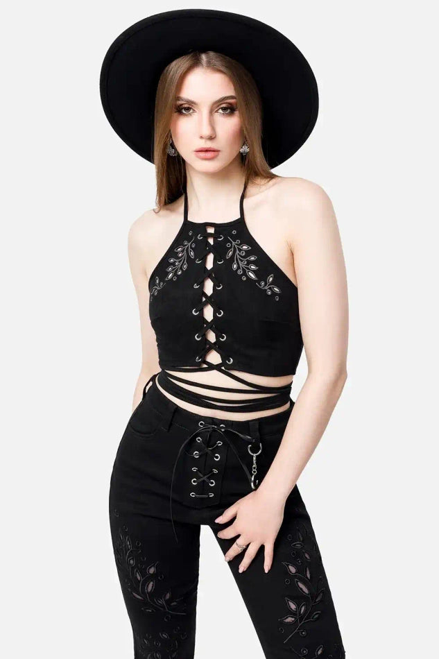 Twisted Fate Bellbottoms Broek