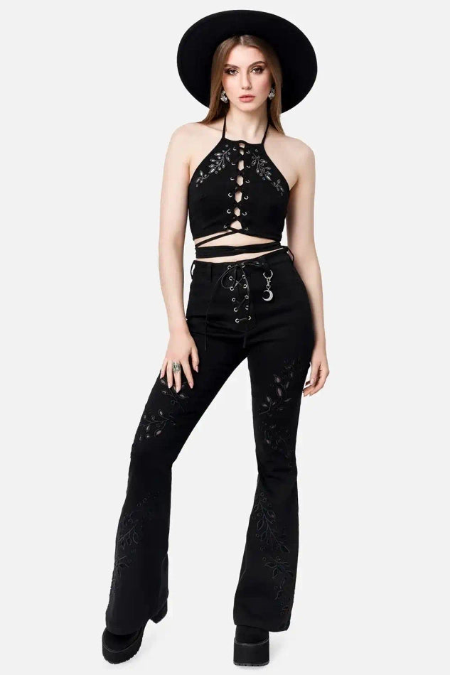Twisted Fate Bellbottoms Broek