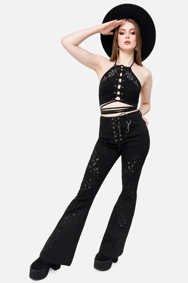 Twisted Fate Bellbottoms Broek