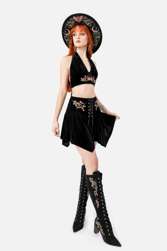 Woodland Bloom Halterneck Top