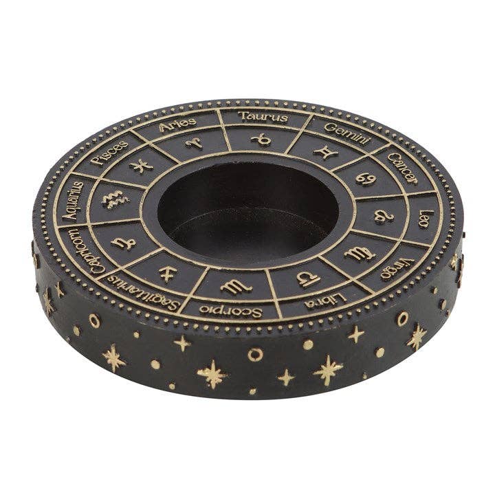 Astrology Wheel Zodiac theelichthouder
