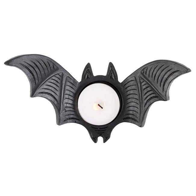Gothic Bat Theelichtkaarshouder