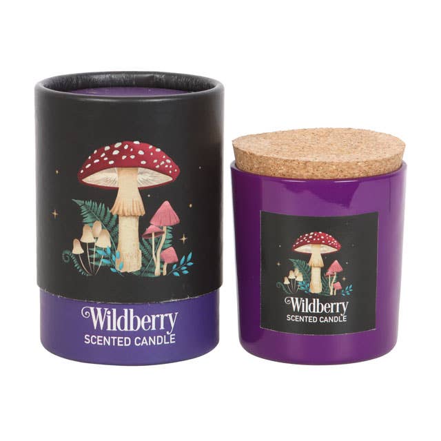 Forest Mushroom Wildberry-kaars