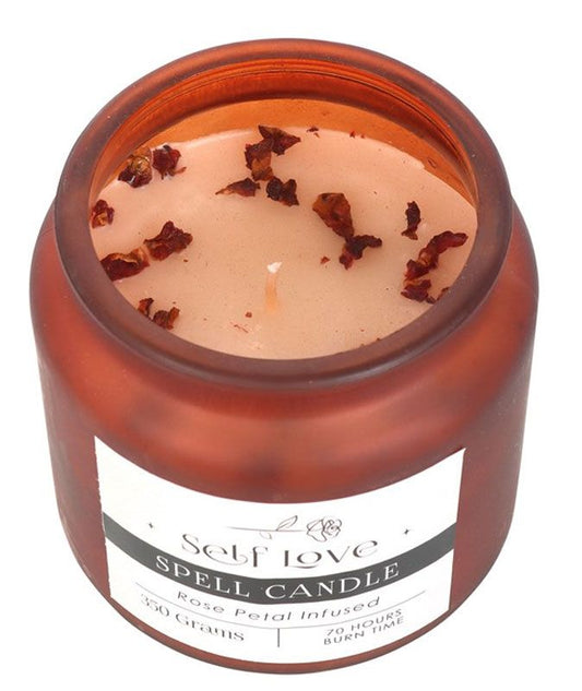 Rose Petal Self Love Spell Candle
