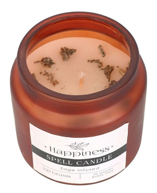 Sage Happiness Spell Candle