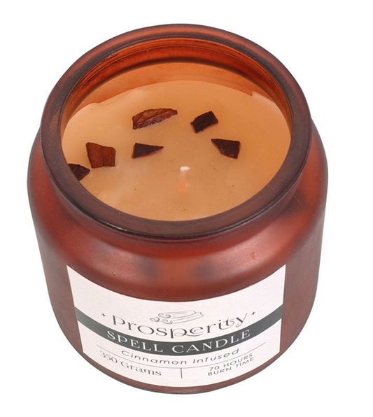 Cinnamon Prosperity Spell Candle