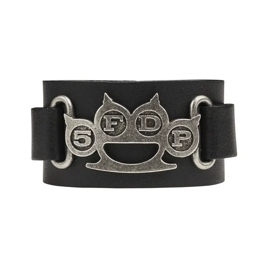 5FDP - Knuckle Duster - Leren Armband - Alchemy