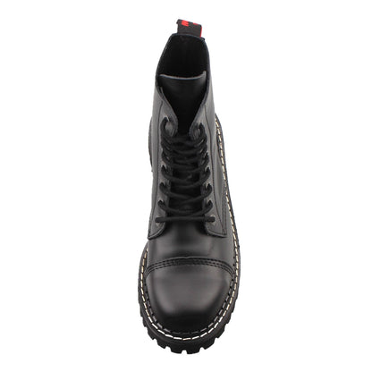Angry Itch - 8 Eye Black Leather Ranger