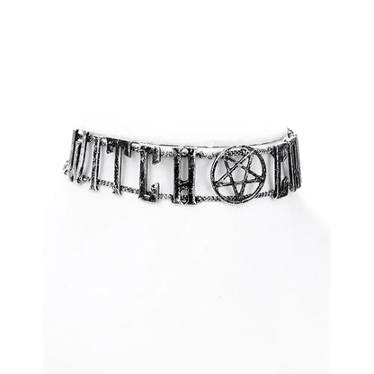 Witchcraft Halsband Ketting - Silver