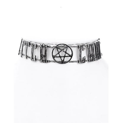 Witchcraft Halsband Ketting - Silver