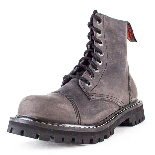 Angry Itch - 8 Eye Vintage Dark Brown Ranger