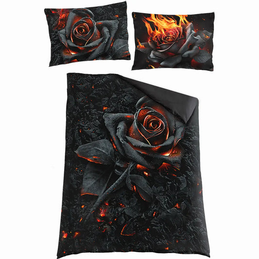 Burnt Rose Dekbedovertrek (1 pers)